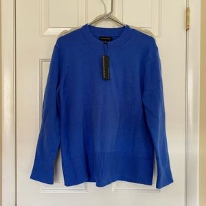 Banana Republic blue “super soft cotton” sweater